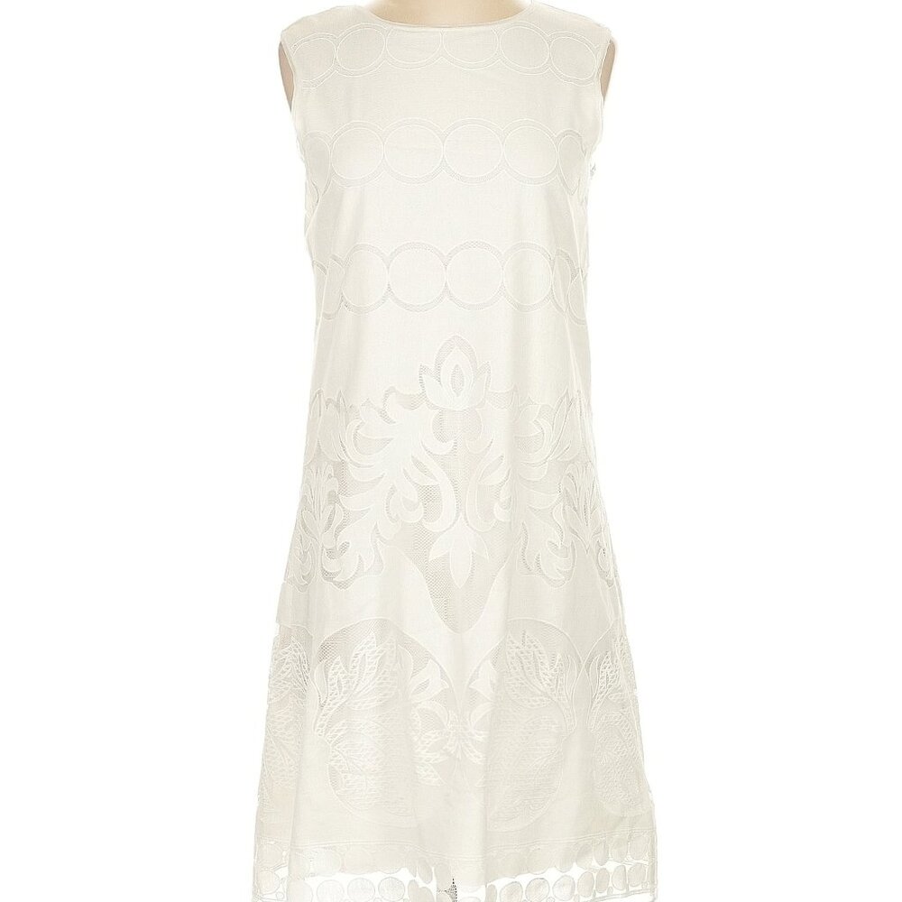 NWT Max Studio Ivory Embroidered Dress Size XS